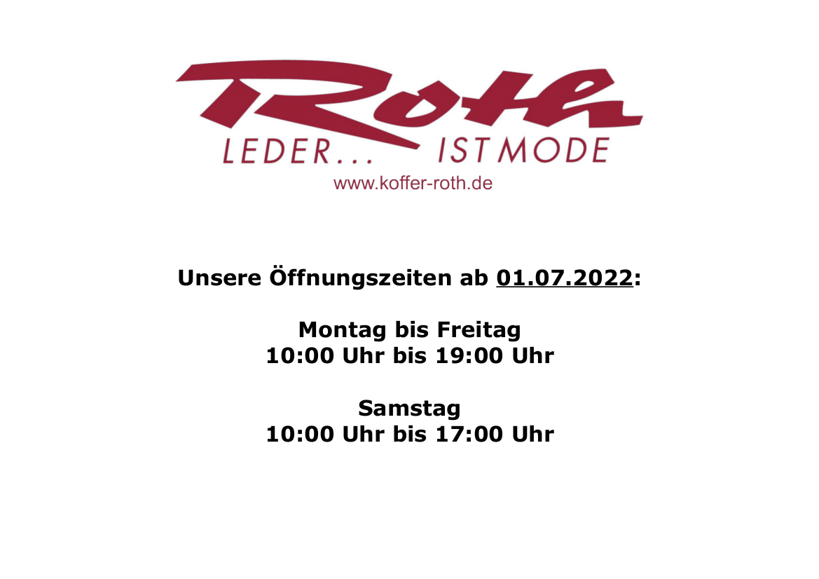 Öffnungszeiten neu